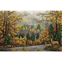 PANNA PS-1763 Gobelin Stickset, Mehrfarbig, 35x23cm