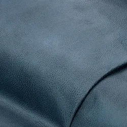 Lederimitat aus recyceltem Leder, jeansblau