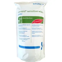 Schülke mikrozid sensitive wipes jumbo, Nachfüllpack, für Flächen, 200 Tücher