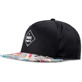 Djinn's 5 Panel Snapback Cap Rubber Aztek schwarz Einheitsgröße