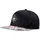 Djinn's 5 Panel Snapback Cap Rubber Aztek schwarz Einheitsgröße