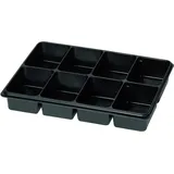 Conrad Sortimentskasten (L x B x H) 335 x 235 x 50mm Anzahl Fächer: 8 feste Unterteilung Inhalt 1St.