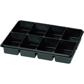 Conrad Sortimentskasten (L x B x H) 335 x 235 x 50mm Anzahl Fächer: 8 feste Unterteilung Inhalt 1St.