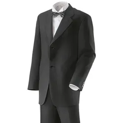 Exner 505 - Herrensakko 2-Knopf : schwarz (Business) 53% Polyester 43% Schurwolle 4% Elasthan 52