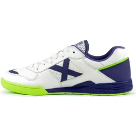Munich Continental 963 Hallenfußballschuhe Unisex Weiß/Türkis 45