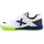 Munich Continental 963 Hallenfußballschuhe Unisex Weiß/Türkis 45