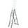 Krause Aluminium-Vielzweckleiter CORDA Globus mit Treppenfunktion 5,10 m