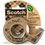 Scotch Magic A Greener Choice 19 mm x 20 m im Handspender 100 % recycelt - Unsichtbares Klebeband mit Pflanzlichem Klebstoff zur Reparatur, Etikettierung und Versiegelung von Dokumenten