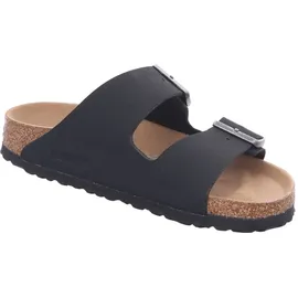 Birkenstock Arizona Vegan Birko-Flor Nubuk schmal schwarz 38