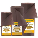 Aquagart 259m2 Gartenvlies Unkrautvlies Mulchvlies 80g 1,4m Breit Braun