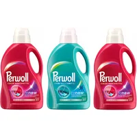 PERWOLL Flüssig Set 3x 27 WL (81WL) 2x Color & 1x Sport 3x 1,35l
