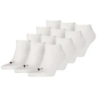 Puma Sneaker Socken Plain 12er Pack Weiß 35-38