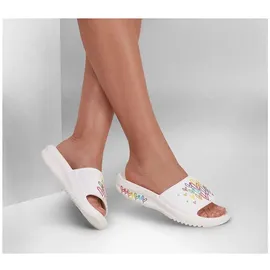 SKECHERS Foamies IN LOVE WITH LOVE mit Herzchen-Print Gr. 40 weiß - 60834712-40