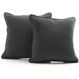 DYNMC you Sofakissen 45 x 45 cm Schwarz