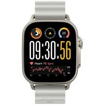 Realme Watch 5 BT 40 mm Aluminiumgehäuse Titanium Silver Sportarmband Silber One Size 