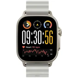Realme Watch 5 BT 40 mm Aluminiumgehäuse Titanium Silver Sportarmband Silber One Size 