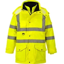 PORTWEST® Warnschutz Winterjacke 7in1 S427 Traffic, gelb 1 Stück, Größe: XXL