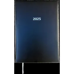 2025 ADINA Buchkalender A4 schwarz 1 Tag auf 1 Seite auch sonntags