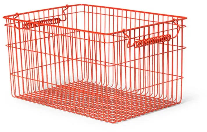 Aufbewahrung ferm LIVING, Rot, Metall - 36.2 - 20.2