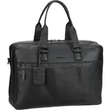 Burkely Aktentasche Minimal Mason Laptoptaschen Schwarz Herren