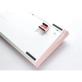 Ducky One 3 Gossamer Pink Gaming Tastatur - MX-Ergo-Clear US Englisch Pink Weiß