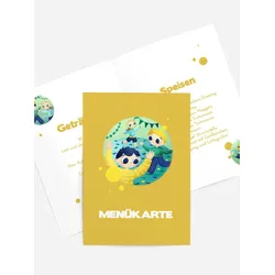 Menükarten für Ihr Fest selbst gestalten mit Spruch und Fotos im Onlinedesigner bei Meine-Kartenmanufaktur.de