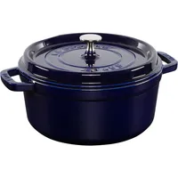 Staub Cocotte rund 24 cm dunkelblau