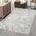 Teppich Grau 80x150 cm Klassisch Modern Vintage-Optik Meliert Used-Look Esszimmer