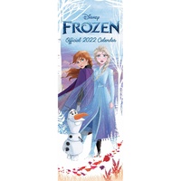 Disney Frozen Kalender 2022 – Monatsansicht, schmaler Wandkalender 15 cm x 42 cm – Offizielles Lizenzprodukt