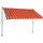 Konifera Klemmmarkise 300 x 150 cm Braun/Orange
