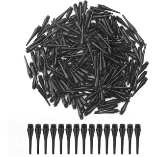 UOCAI 200 Stück Profi Dartspitzen Kunststoff 2BA Gewinde Dartpfeil Spitzen Softdarts Spitzen Soft Ersatzspitze Softdart Spitzen Nicht Leicht zu Brechen Dartpfeil Spitzen