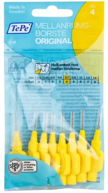 TePe Original Interdentalzahnbürste 0,7 mm 8 St.