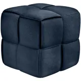 deluke Sitzhocker GIROS Cord 40 x 40 x 40 cm Dunkelblau