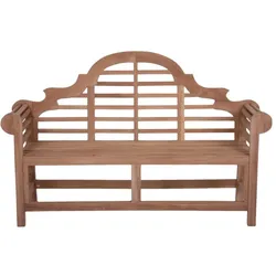 Teak Friesenbank Parkbank Gartenbank Holz Landhaus Bank Holzbank Garten Sitzbank