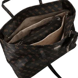 GUESS Shopper Power Play II Large Tech Tote Brown Logo