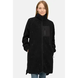 DERBE Kuschelby Long Fleecejacke Schwarz 36
