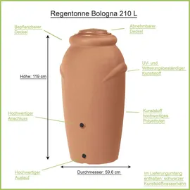 Prosperplast Aquacan baby Regentonne 210 l terracotta