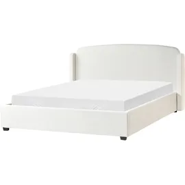 Beliani Bernay 180 x 200 cm Cremeweiß