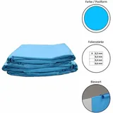 Waterman Poolfolie rund blau 350 cm x 90 cm