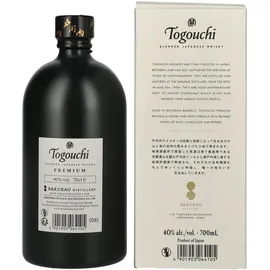 togouchi whisky Premium Japanese Blended 40% vol 0,7 l Geschenkbox