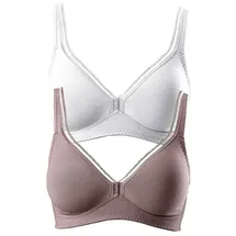 petite fleur by lascana T-Shirt-BH 90D braun