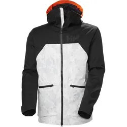 Helly Hansen Straightline Lifaloft 2.0 Jacket grey fog snow camo aop (854) XL