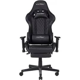 Beliani VICTORY Gaming-Stuhl Schwarz
