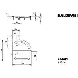 Kaldewei ZIRKON 605-2