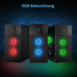 Medion Hunter X30 Desktop-PC 2023 Intel Core i7 5,4 GHz 32 GB RAM 1 TB SSD RTX 4070 Ti Win 11 Home