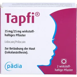 Pädia GmbH Tapfi 25 mg/25 mg wirkstoffhaltiges Pflaster