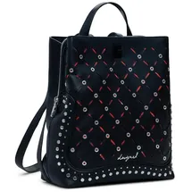 DESIGUAL Yankee Metal Patch Sumy Mini Backpack Schwarz