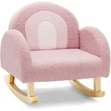 Famanu Schaukelsessel für Kleinkinder - Gepolsterte Kinderbank mit Holzbeinen - Ergonomisch und Komfortabel - Perfekt für Kinderzimmer und Spielz...