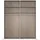 Rauch Schwebetürenschrank SCALE-WOOD 181 x 223 x 68 cm Beige/Braun