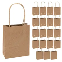 IDENA Papiertüten, Braun 12x15x5cm 20 Stück,